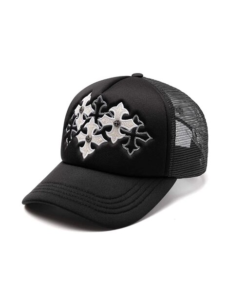 SUPPLIER / サプライヤー Cross Leather Patch Mesh Cap