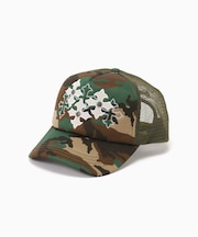 SUPPLIER / サプライヤー Cross Leather Patch Mesh Cap