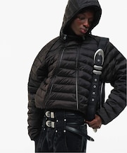 GOAT ESSENCE / ゴートエッセンス DOUBLE-ZIP HOODED DOWN JACKET