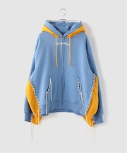 PLEASURES x DISCOVERED DOUBLE LAYERED HOODIE