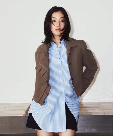 Knuth Marf / クヌースマーフ 2way cropped frill jacket