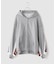 DISCOVERED / ディスカバード CROCHET SLEEVE SWEAT PARKA