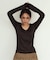 Knuth Marf / クヌースマーフ u-neck slim top