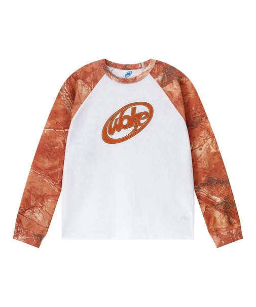 WOKE EDGE / ウォークエッジ Oval Logo Real Tree Thermal
