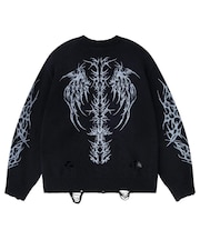 SUPPLIER / サプライヤー Distressed Tribal Bones Knit