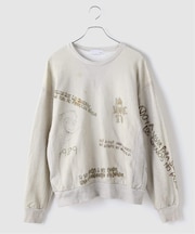 TOLQ / トルク Printed Sweat Shirt