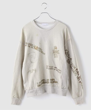 TOLQ / トルク Printed Sweat Shirt