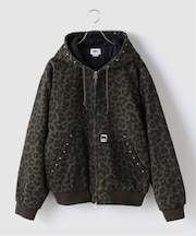 OBEY / オベイ STUDDED ZIP UP JACKET