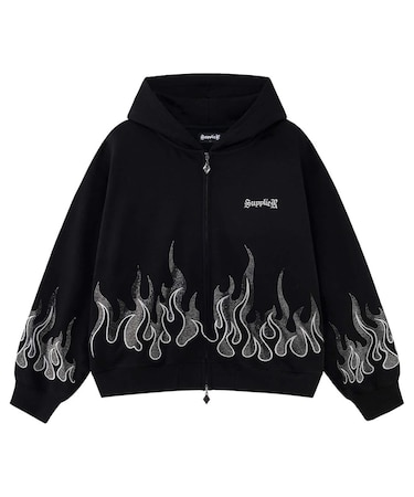 SUPPLIER / サプライヤー FirePattern Rhinestone Zip Hoodie