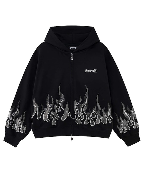 SUPPLIER / サプライヤー FirePattern Rhinestone Zip Hoodie