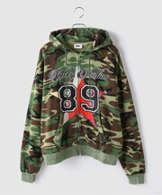 OBEY / オベイ VARSITY ZIP HOOD