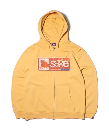 SAGE / セイジ Sign Zip Hoodie