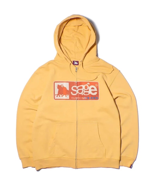SAGE / セイジ Sign Zip Hoodie