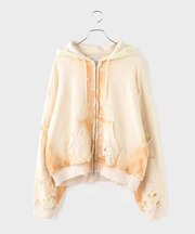 TEPPEI FURUYAMA / テッペイフルヤマ CRASH PAINT FADE ZIP-UP HOODIE