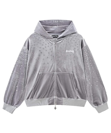 SUPPLIER / サプライヤー Micro Cross Velour Zip Hoodie