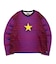 SAGE / セイジ Full-Graphic Star Striped L/S Tee
