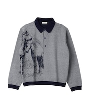 Knuth Marf / クヌースマーフ reversible jacquard pol knit