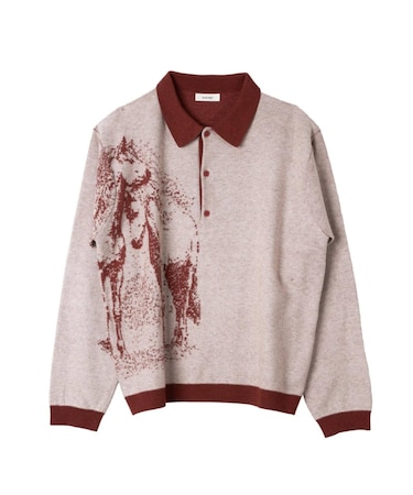 Knuth Marf / クヌースマーフ reversible jacquard pol knit