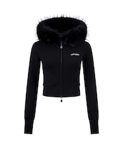 SupBaby by SUPPLIER Cross Fur Zip Hoodie