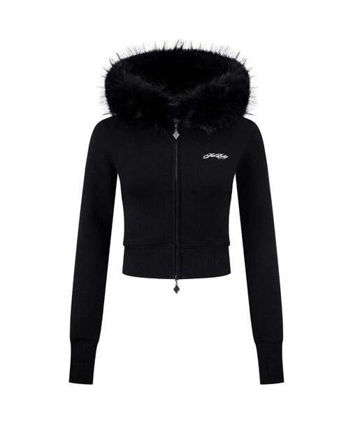 SupBaby by SUPPLIER Cross Fur Zip Hoodie
