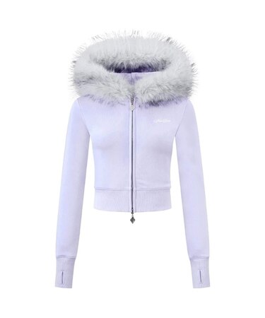 SupBaby by SUPPLIER Cross Fur Zip Hoodie