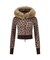 SupBaby by SUPPLIER Leopard Baby Cross Fur Zip Hoodie