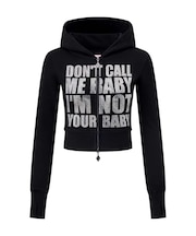 SupBaby by SUPPLIER Not Your Baby Cropped Zip Hoodie