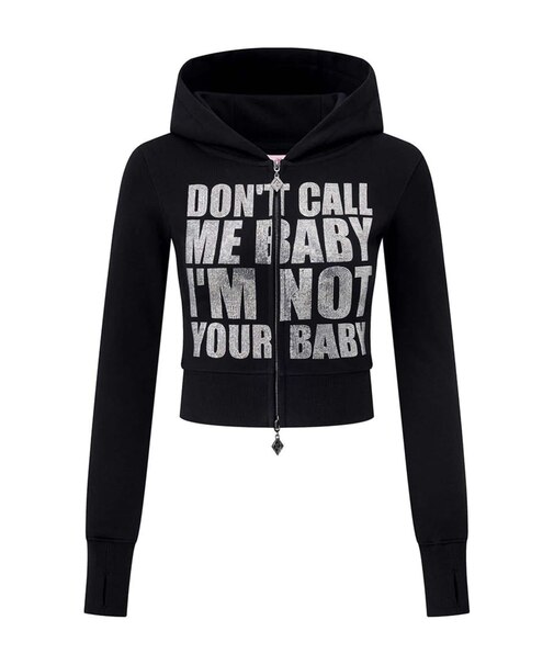 SupBaby by SUPPLIER Not Your Baby Cropped Zip Hoodie