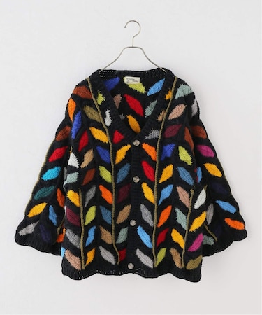 MacMahon Knitting Mills / マクマホンニッティングミルズ Button Cardigan-Leaf