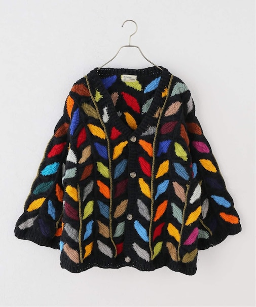 MacMahon Knitting Mills / マクマホンニッティングミルズ Button Cardigan-Leaf
