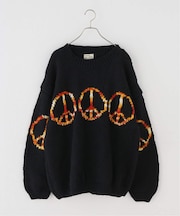 MacMahon Knitting Mills / マクマホンニッティングミルズ Crew Neck Knit-Peace
