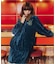 anna sui nyc / アナスイエヌワイシー プリーツベロアブルゾン