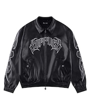SUPPLIER / サプライヤー Studded Faux Leather Jacket