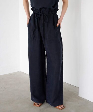 新色追加 キュプラステッチワークドロストワイドパンツ セットアップ対応