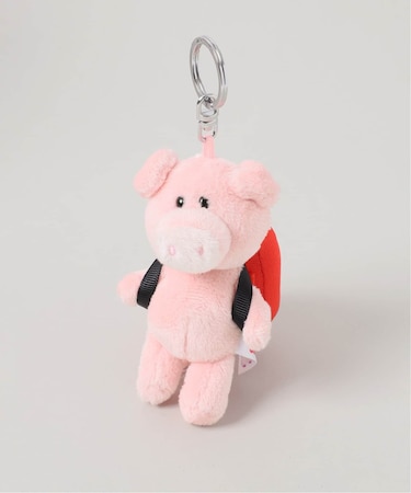 NICI(ニキ)/キーホルダー ピンクピッグ 10cm+リュック オレンジ/OUTDOOR PRODUCTS