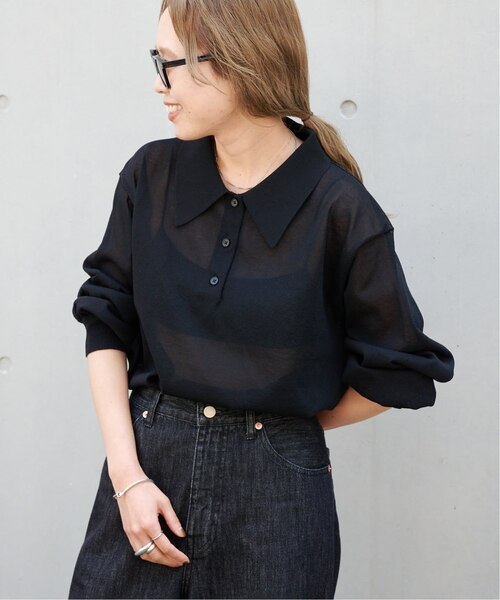 Settefili Cashmere ハイゲージ ニットポロシャツ B.R.ONLINE