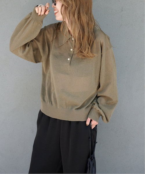 Settefili Cashmere ハイゲージ　ニットポロシャツ Settefili Cashmere（セッテフィーリ カシミア）｜Settefili Cashmere