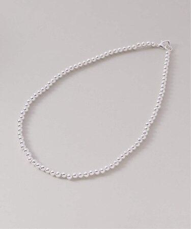 シルバーボールネックレス