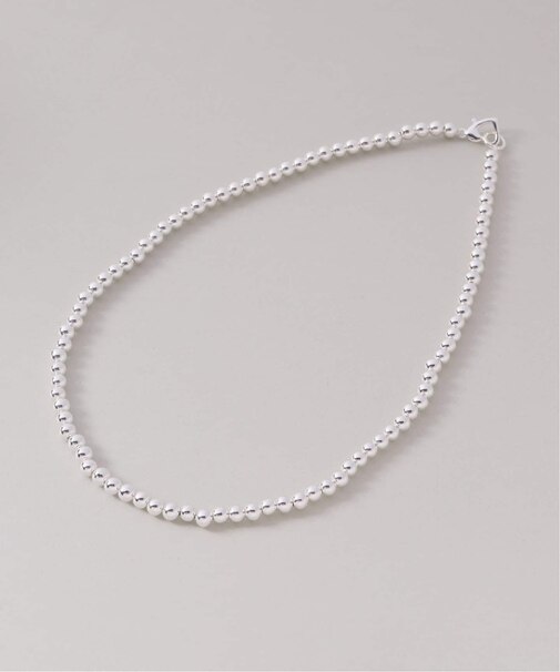 シルバーボールネックレス