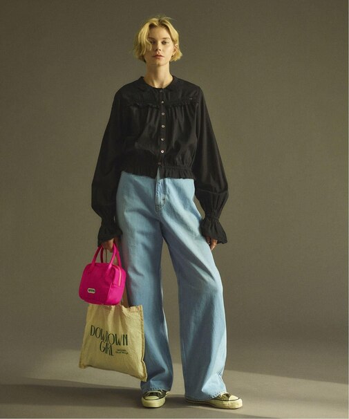 LEE 別注ハイウエストルーズデニム