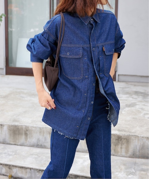 OUTDOORPRODUCTSU ULTデニムワーカーシャツ ULTデニムワーカーシャツ｜アウトドアプロダクツユージュアル