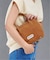 2WAY CUBE BAG Suede Look