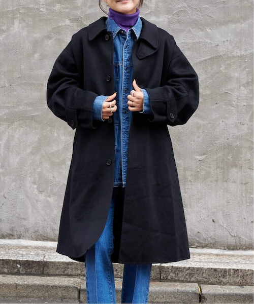 ダブルフェイスステンカラーコート｜アウトドアプロダクツユージュアル