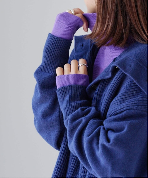 追加2 リブタートルニットプルオーバー