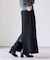 ニットリブスリットスカート