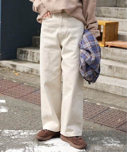 ULTフェードデニムハイライズルーズ5PKT