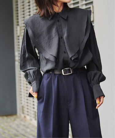 ラッフルフリルブラウス