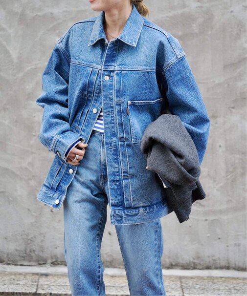 ULTデニム1PKTオーバートラッカージャケット