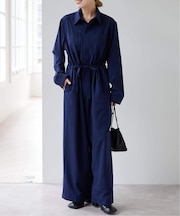 アウトポケットシャツオールインワン