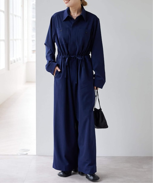 アウトポケットシャツオールインワン